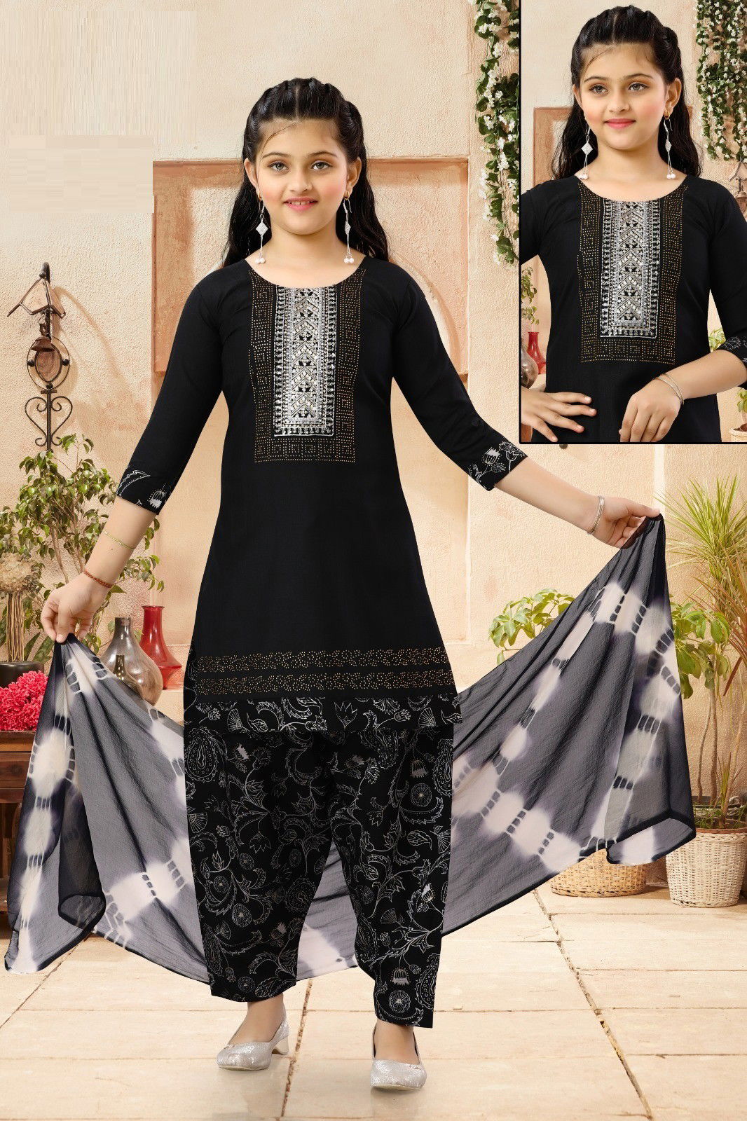 Riddhi 7 Patiyala Set Vatican Printed Kids Wear Collection